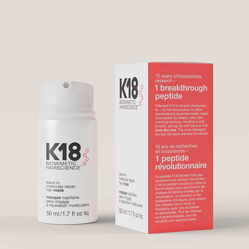 Leave-in Molecular Repair Hair Mask For Damaged Hair by K18