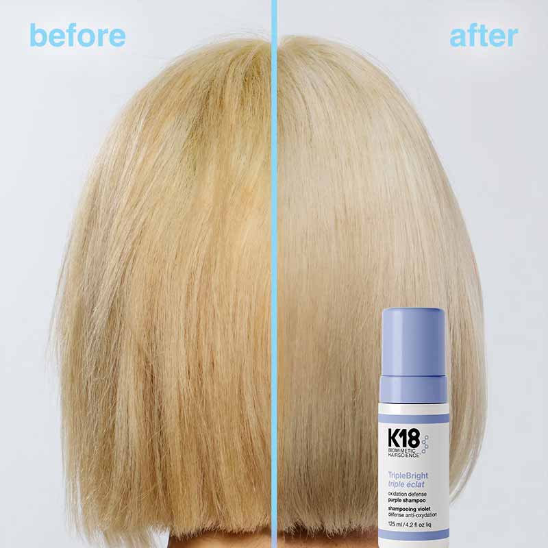 TripleBright Oxidation Defense Purple Shampoo by K18