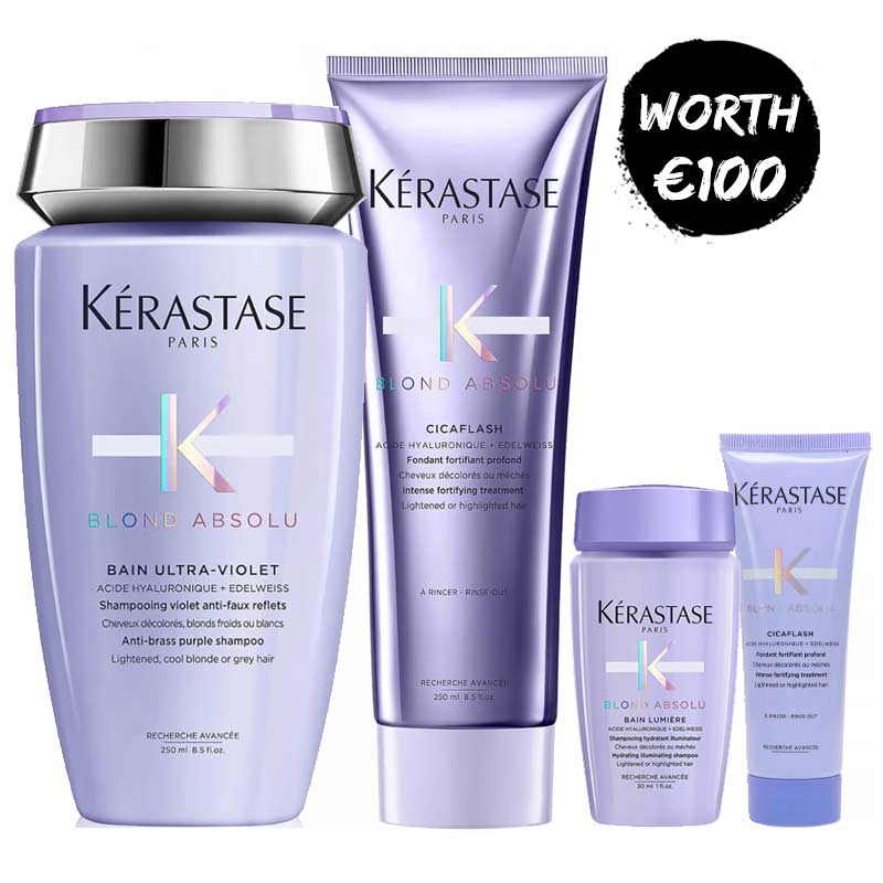 Blond Absolu Purple Shampoo & Cicaflash Duo by Kérastase