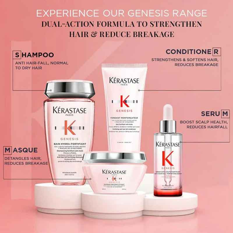 Genesis Anti-Chute Fortifiant Hair Loss Serum + Free Genesis Travel Shampoo by Kérastase