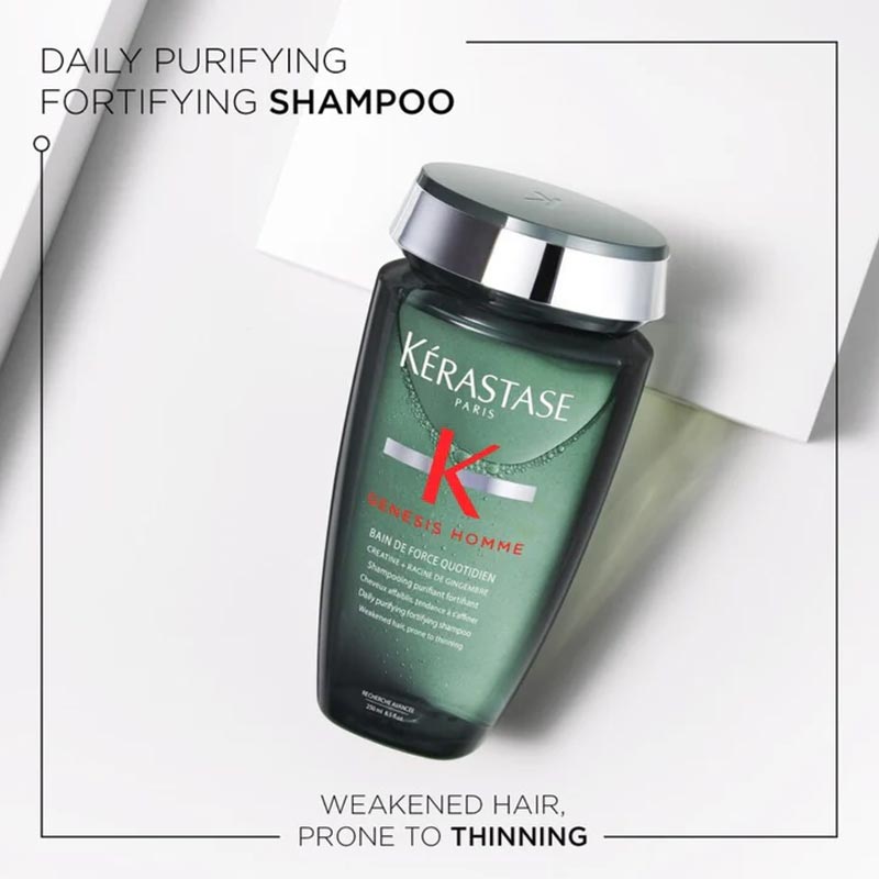 Daily Purifying Fortifying Shampoo For Men by Kérastase
