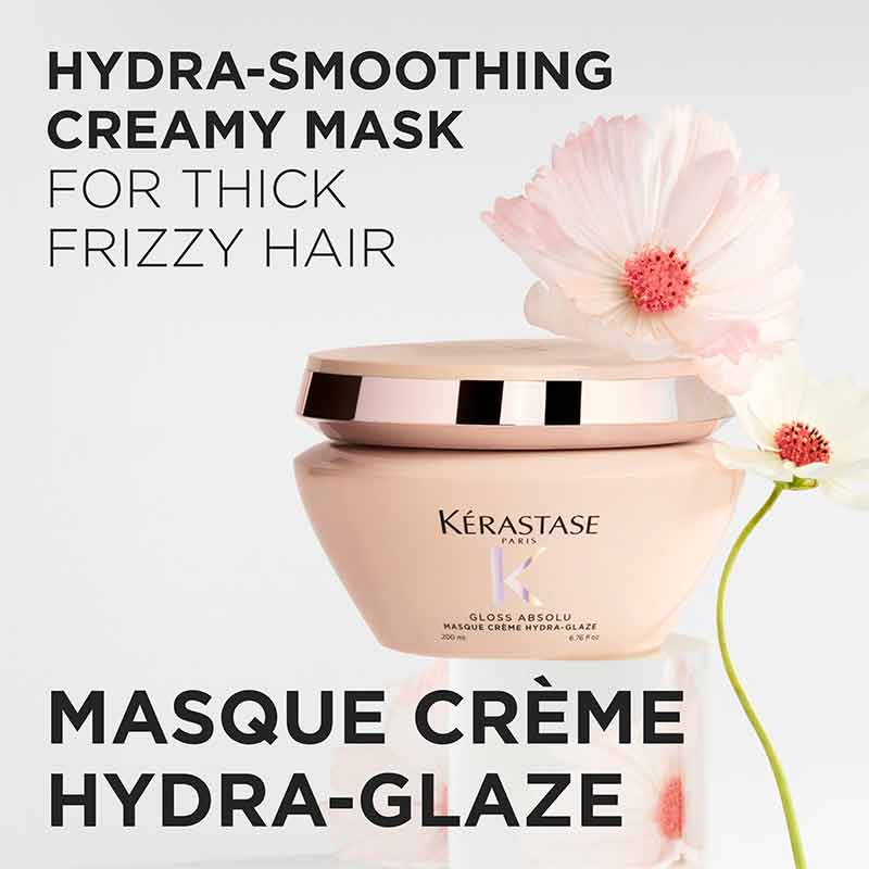 Gloss Absolu Masque Crème Hydra-Glaze For Thick Frizzy Hair by Kérastase