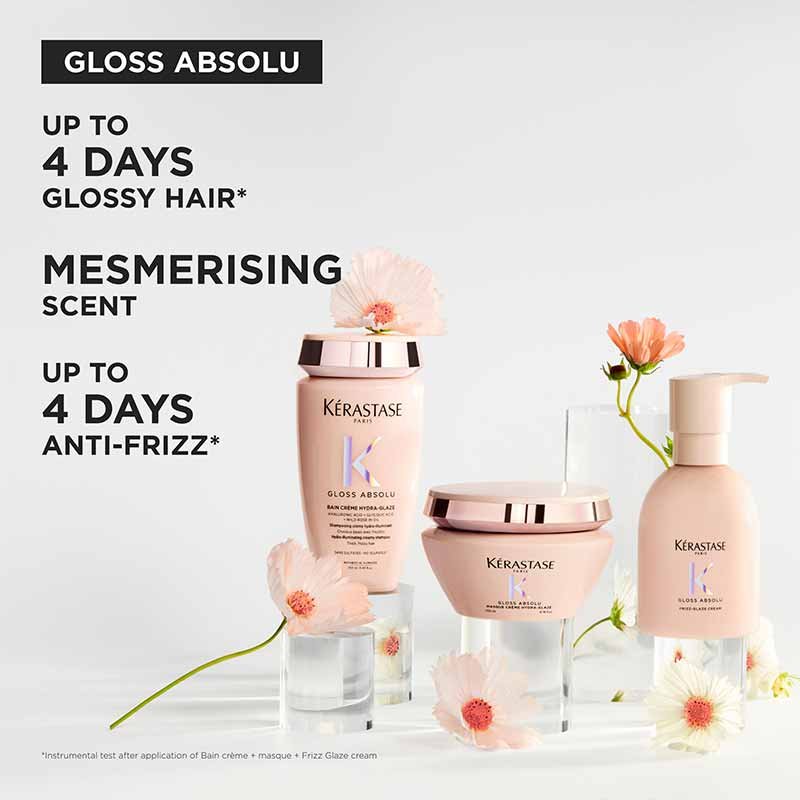 Gloss Absolu Masque Crème Hydra-Glaze For Thick Frizzy Hair by Kérastase