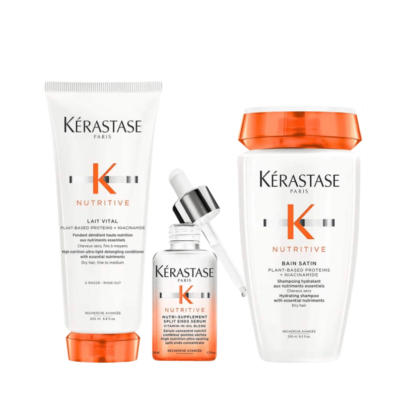 Nutritive Shampoo Conditioner & Serum For Dry Hair by Kérastase