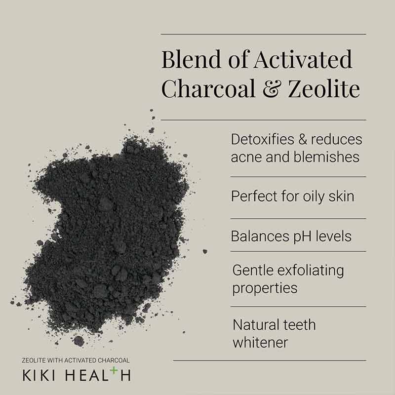 Zeolite With Activated Charcoal Powder by KIKI Health