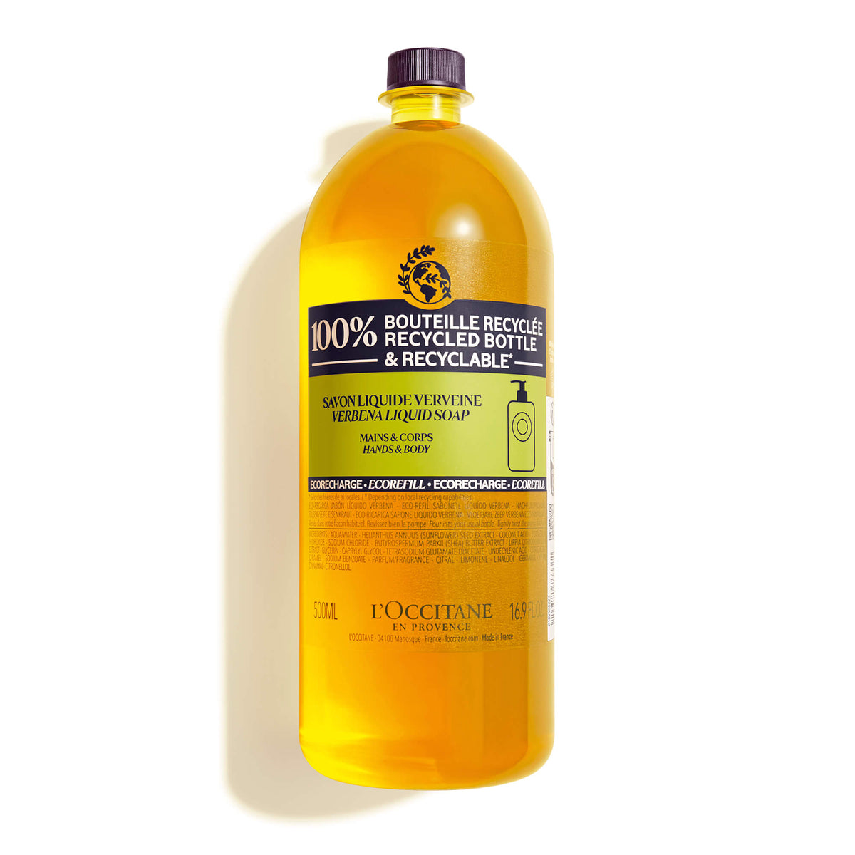 Shea Verbena Hands & Body Liquid Soap by L'OCCITANE