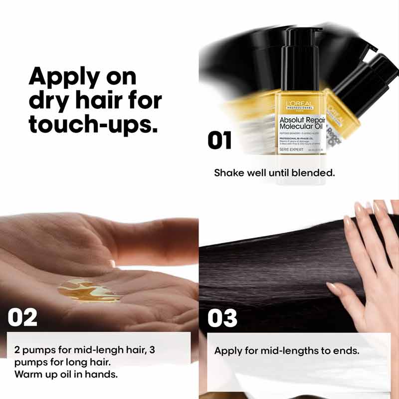 Absolut Repair Molecular Bi-Phase Oil For Damaged Hair by L'Oréal Professionnel