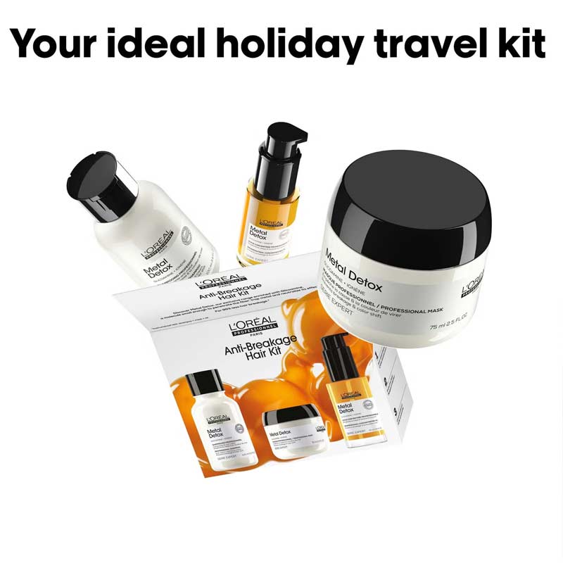 Metal Detox Anti-Breakage Mini Trio Kit For Colour-Treated Hair by L'Oréal Professionnel