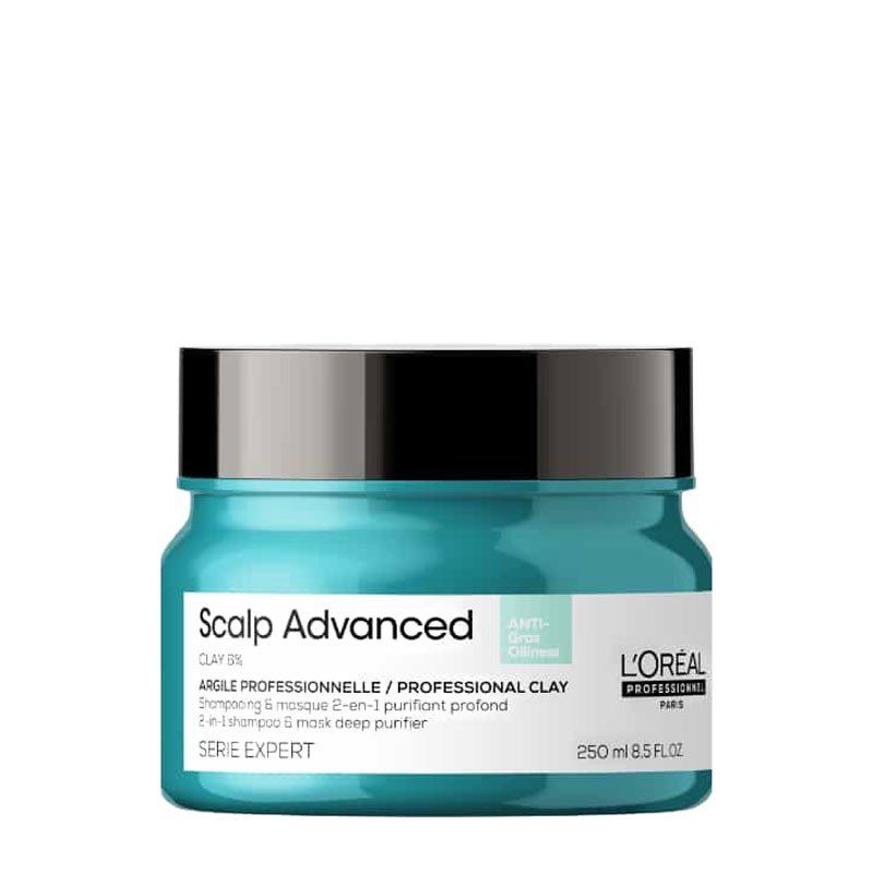 Scalp Advanced Anti-Oiliness 2-in-1 Deep Purifier Clay Hair Mask by L'Oréal Professionnel