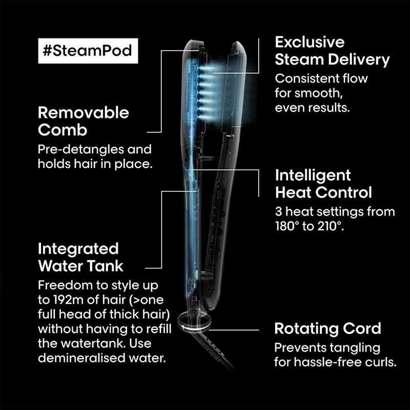 Steampod 3.0 Steam Hair Styling Tool by L'Oréal Professionnel