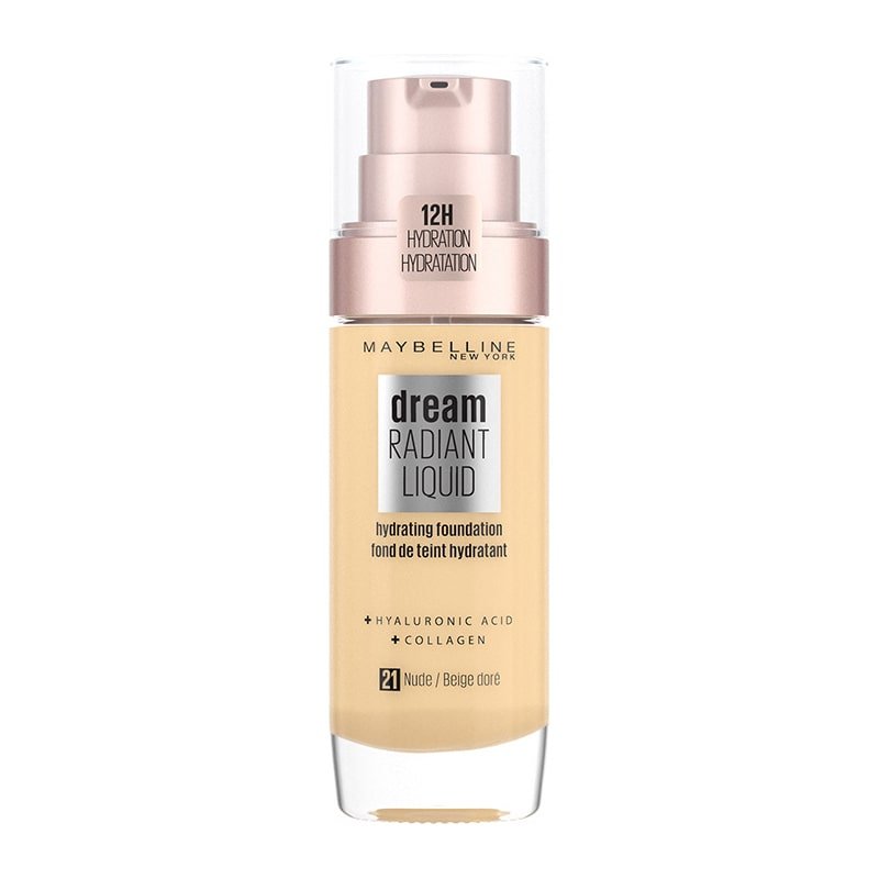 Dream Radiant Liquid Hydrating Foundation with Hyaluronic Acid and Collagen