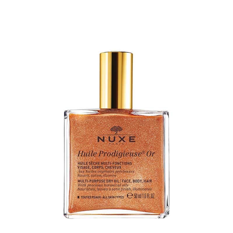 Huile Prodigieuse Or Multi-Purpose Gold Shimmer Dry Oil Travel Size by NUXE
