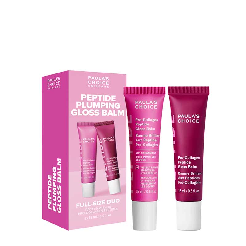 Peptide Plumping Gloss Balm Duo Kit by Paula's Choice