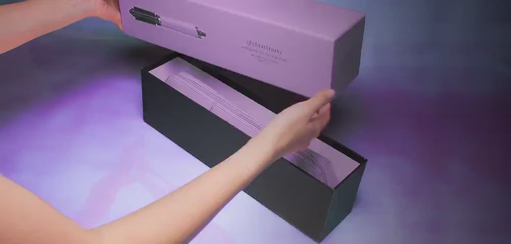 Futurescape Limited Edition Duet Blowdry Hair Dryer Brush In Galactic Lilac by ghd