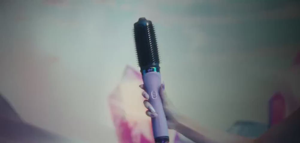 Futurescape Limited Edition Duet Blowdry Hair Dryer Brush In Galactic Lilac by ghd