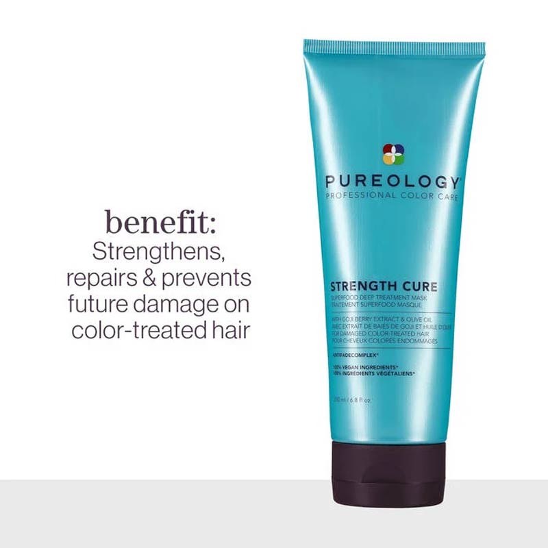 Strength Cure Superfood Treatment Mask For Colour-Treated Hair by Pureology