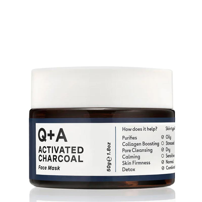 Q+A Activated Charcoal Face Mask