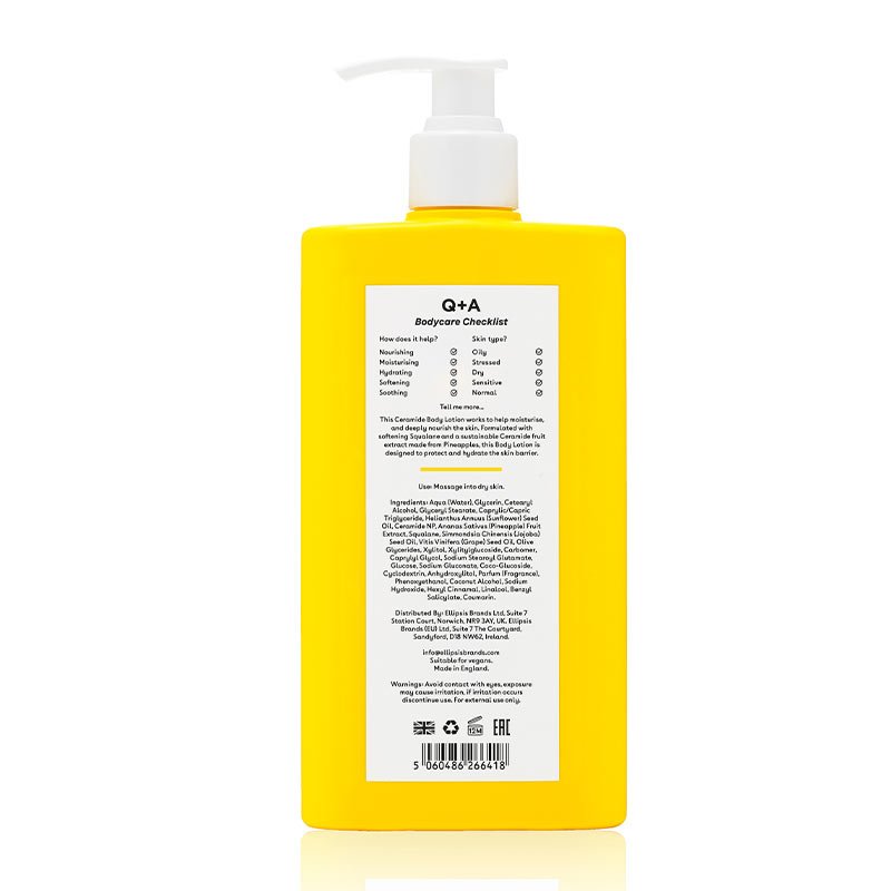Ceramide Body Lotion by Q+A