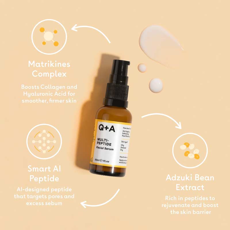 Q+A Multi-Peptide Facial Serum