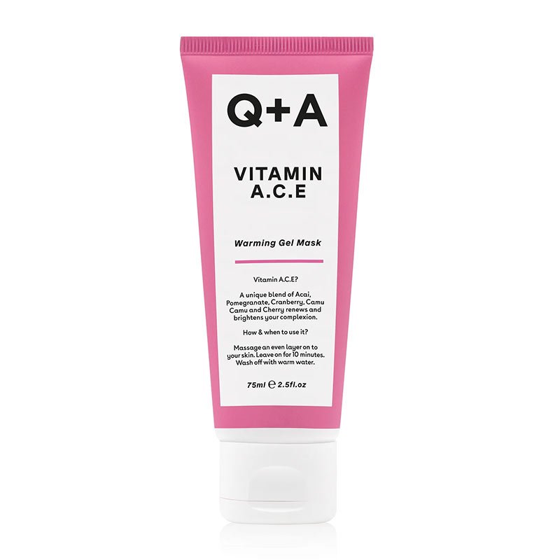 Q+A Vitamin A.C.E Warming Gel Mask 50ml