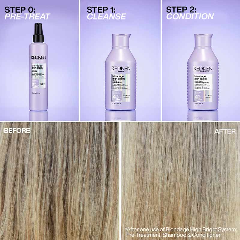 High Bright Conditioner For Blonde Hair by Redken