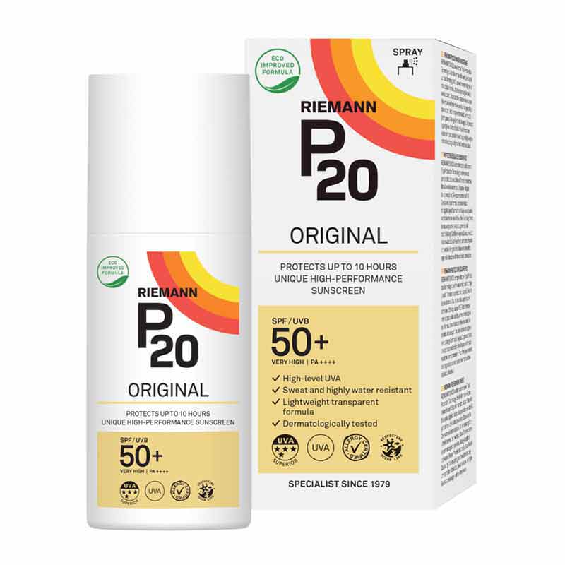 P20 Original Sun Protection Spray SPF 50+ 200ml by Riemann