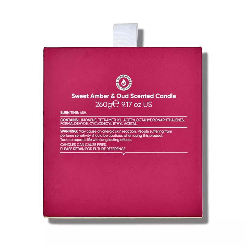 Ruby Oud Scented Candle by Sanctuary