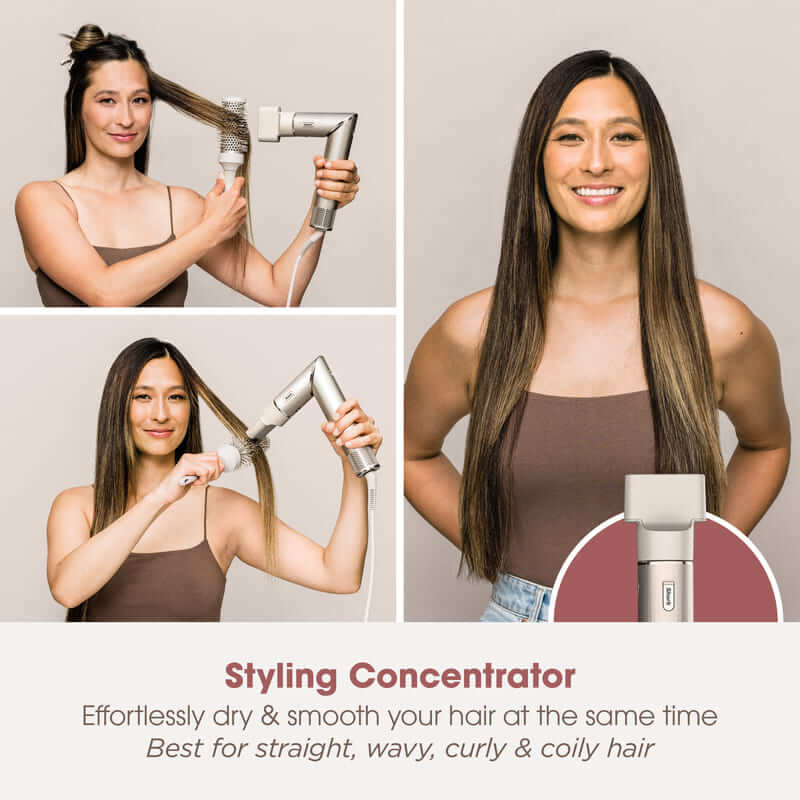 FlexStyle 5-in-1 Air Styler & Hair Dryer with Storage Case Stone by Shark