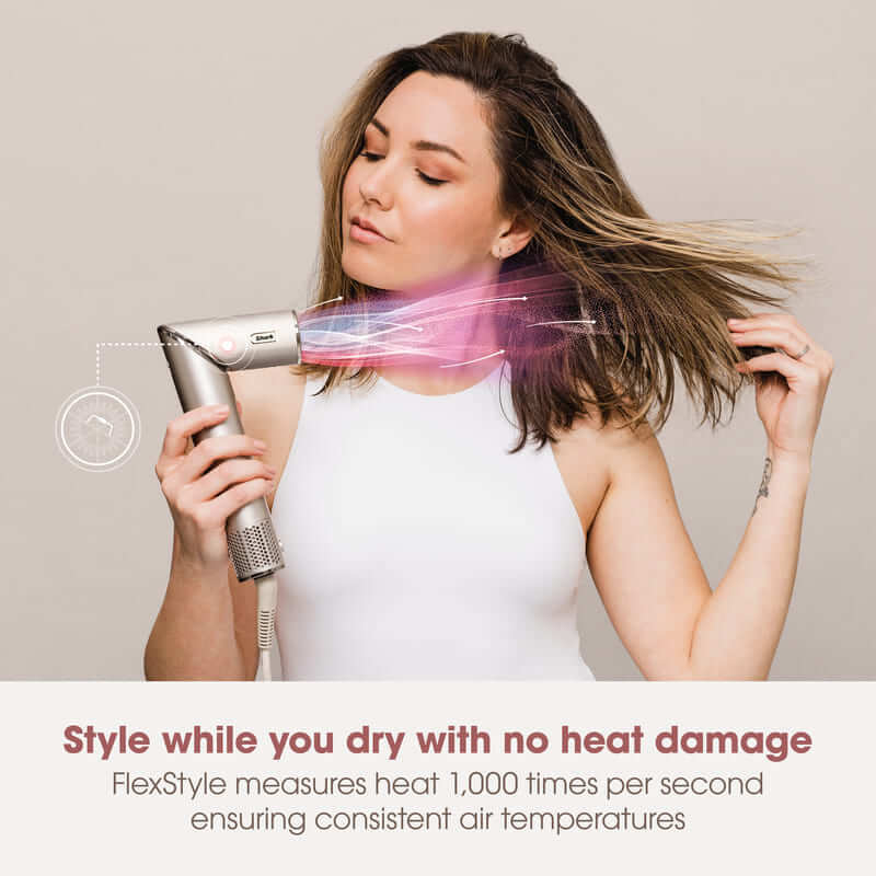 FlexStyle 5-in-1 Air Styler & Hair Dryer with Storage Case Stone by Shark