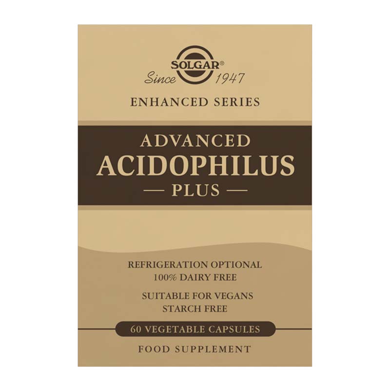 Advanced Acidophilus Plus Vegetable Capsules by Solgar