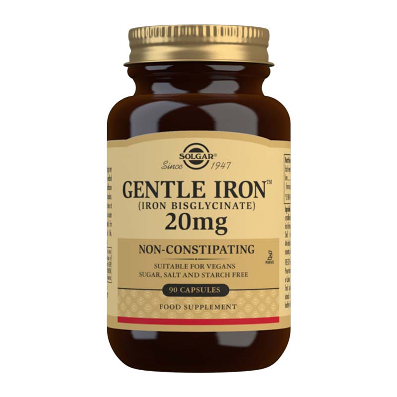 Gentle Iron 20 mg Vegetable Capsules by Solgar
