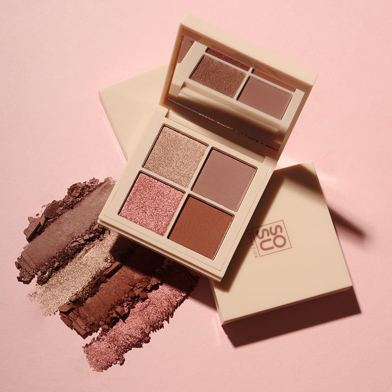 Berry Eyeshadow Quad by SOSU Cosmetics