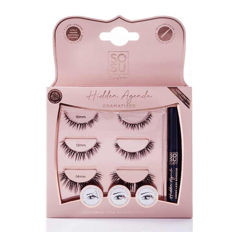 Hidden Agenda Dramatized Lashes by SOSU Cosmetics