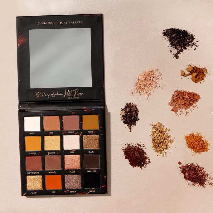 Hot Fire Remastered Eyeshadow Palette by SOSU Cosmetics
