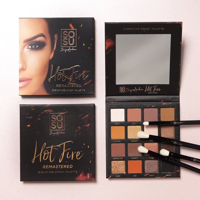 Hot Fire Remastered Eyeshadow Palette by SOSU Cosmetics