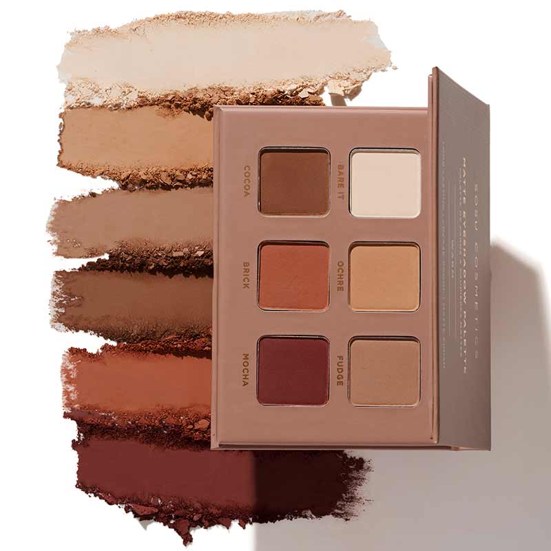 Matte Eyeshadow Palette Warm by SOSU Cosmetics
