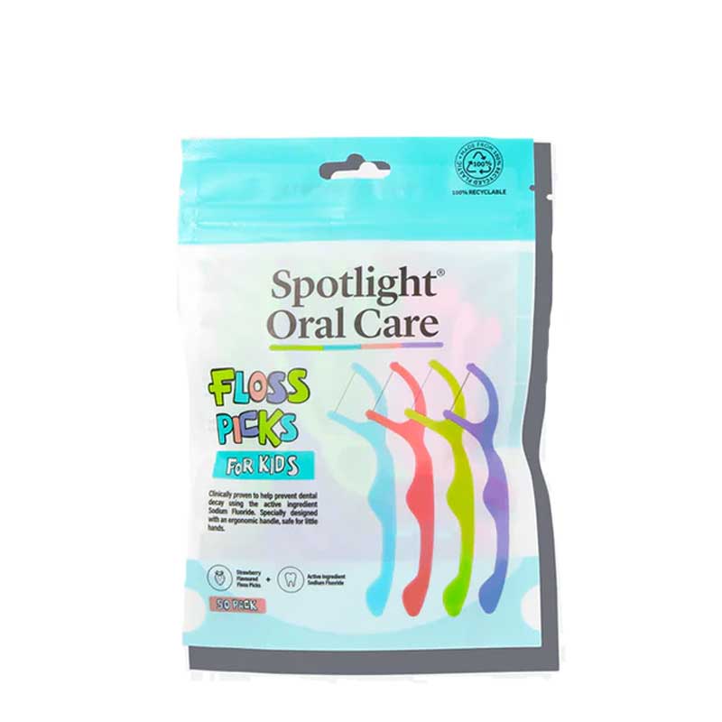 Floss Picks For Children by Spotlight Oral Care