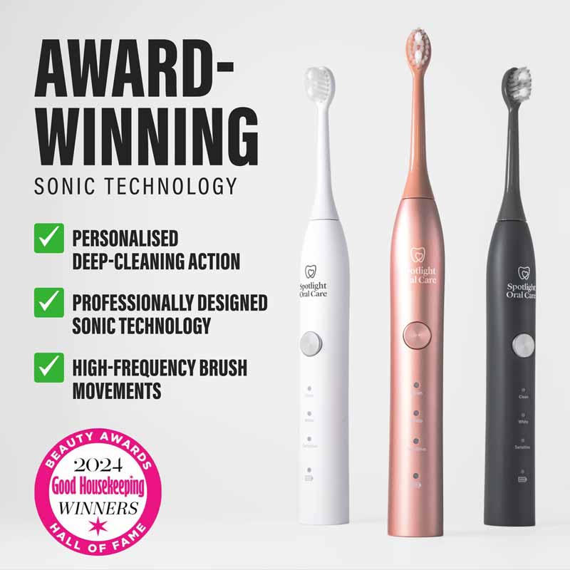 Graphite Grey Sonic Toothbrush by Spotlight Oral Care