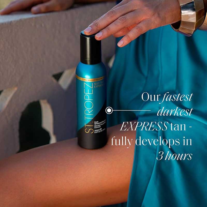 Express Dark Whipped Bronzing Mousse by St. Tropez