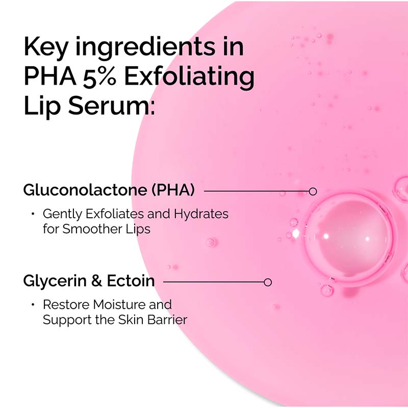 PHA 5% Exfoliating Lip Serum by The Ordinary