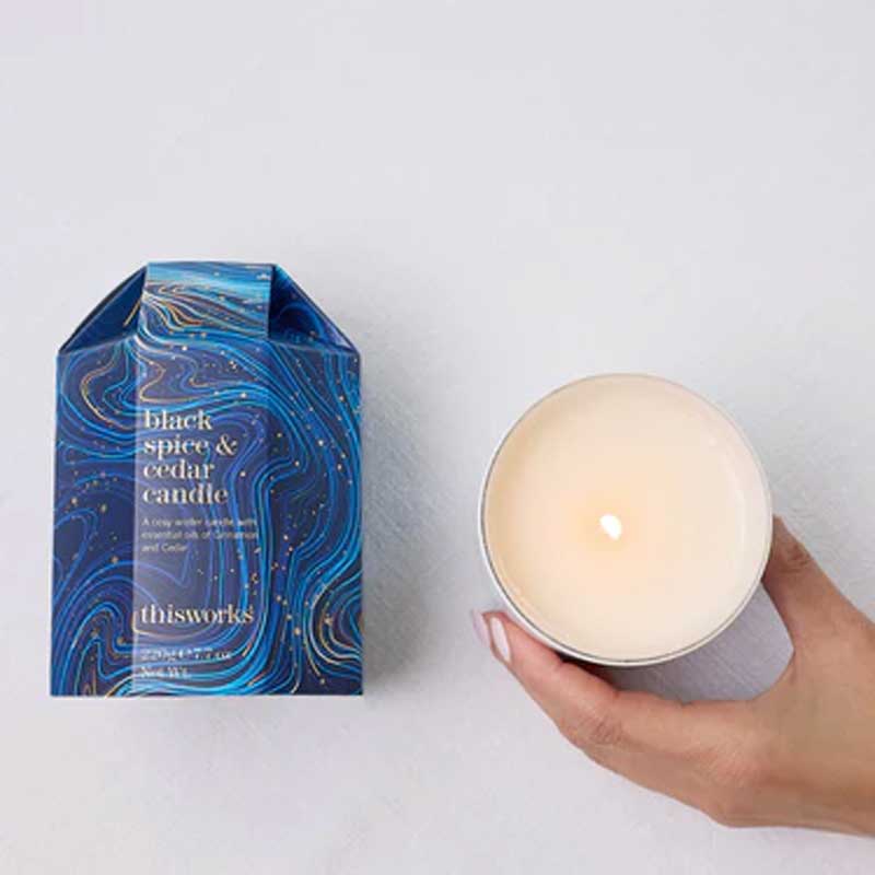 Black Spice & Cedar Candle by This Works