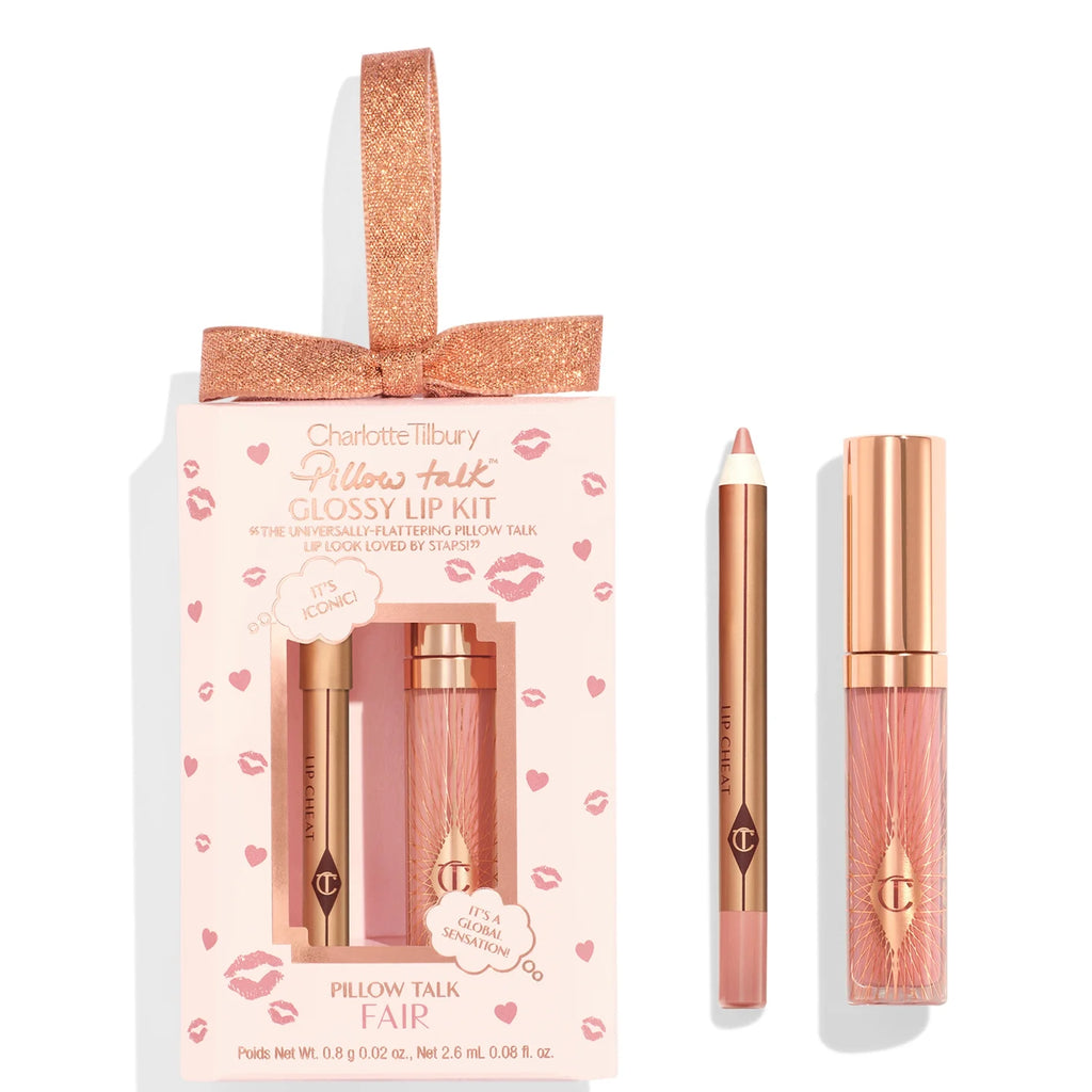 Pillow Talk Medium Glossy Lips Duo by Charlotte Tilbury