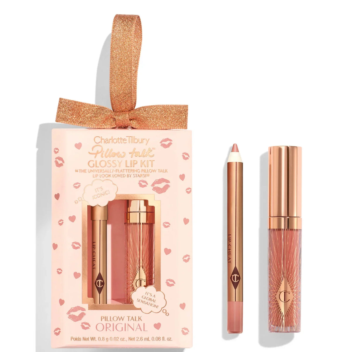 Pillow Talk Medium Glossy Lips Duo by Charlotte Tilbury