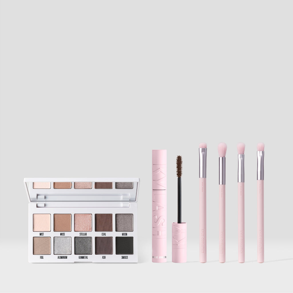 Eyeshadow Brush & The Smokey Palette & Kylash Mascara Bundle