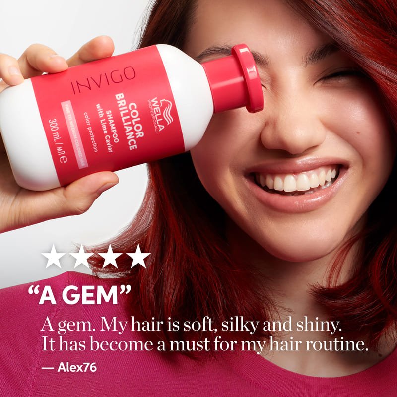 Colour Brilliance Shampoo For Fine To Medium Coloured Hair by Wella Professionals